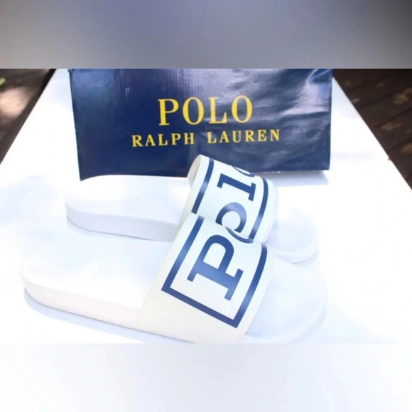 New Polo Ralph Lauren men’s slides - Picture 3 of 9